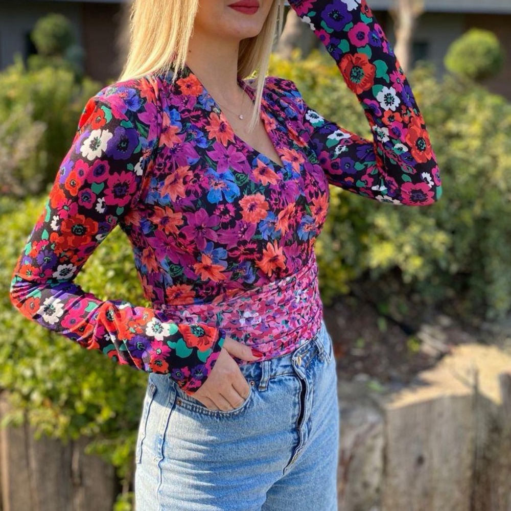 Zara Two-piece set: skirt and blouse Floral - Picture 2 of 14